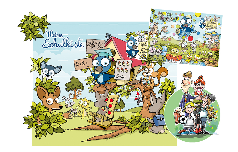 ilustración, diseño gráfico